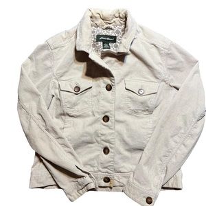 Women’s corduroy button down jacket L